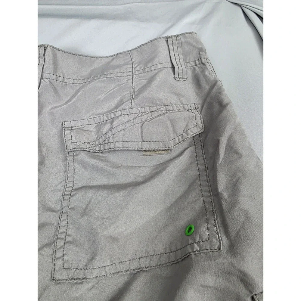Plugg Co Mens Cargo Shorts Grey Multi Pocket Utility Outdoor Size 32